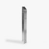 Galvanised Steel Square Flat Top Bollard with Welded Spikes