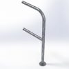 Tubular Handrail Galvanised Steel End